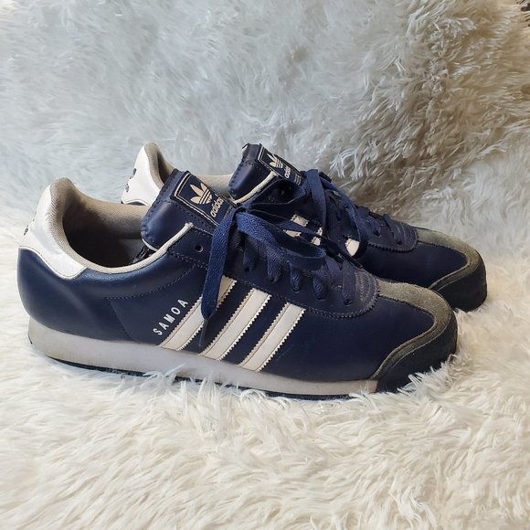 adidas samoa blue and white